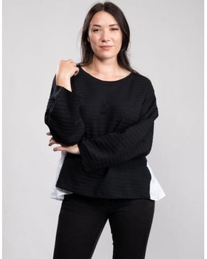 French Connection Fredia Jersey Scoop Pleat Back - Black