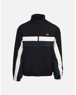 Lacoste Colour-Block Jacket/Cream - Black