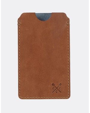 Crew Oakham Leather Phone Sleeve For Iphone 4/Iphone 5 - Brown