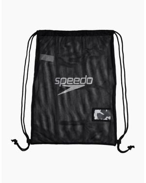 Speedo Equip Mesh 35L Drawstring Bag - Black
