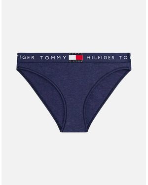Tommy Hilfiger Heritage Logo Bikini Brief, Heather - Blue
