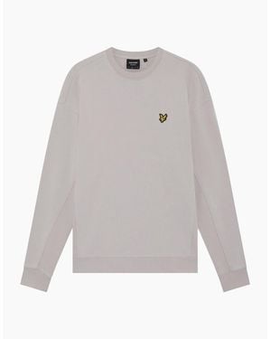 Lyle & Scott Lyle & Scott Heavy Laundered Crew Sweat - Grey