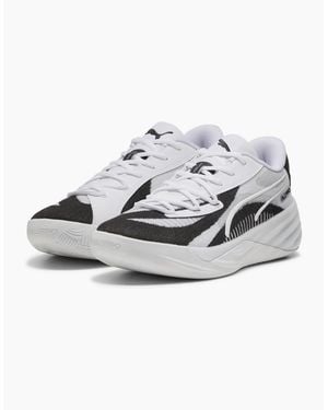 PUMA All Pro Nitro Team Basketball Trainers - Metallic