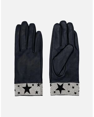 Nooki Design Estrella Leather Gloves - Black