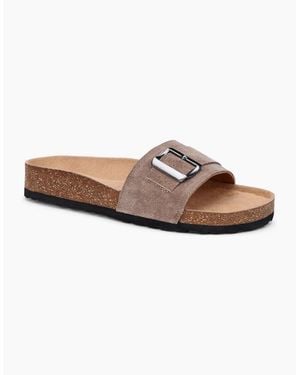Hotter Sora Mule Sandals - White