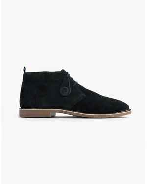 Popps Vespa Desert Boots - Black