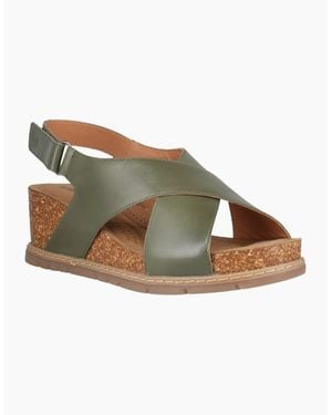Josef Seibel Eden 01 Wedge Sandals - Brown