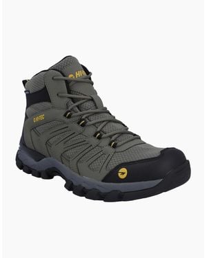 Hi-Tec Campana Mid Polyurethane Dusty/Honey Hiking Boots - Black