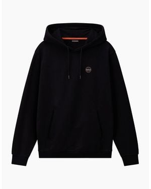 Napapijri B-Badge Loopback Hooded Sweat - Black