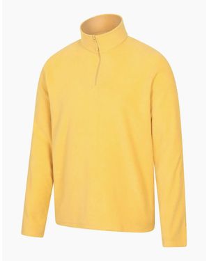 Mountain Warehouse Camber Ii Half Zip Fleece Top - Yellow