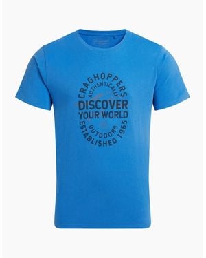 Craghoppers Lucent Ii T-Shirt Azure Sky - Blue
