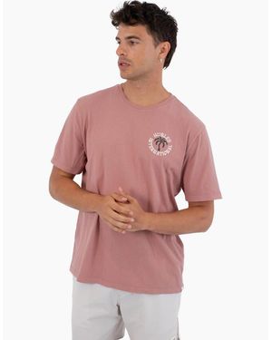 Hurley Palm Short Sleeve T-Shirt - Red