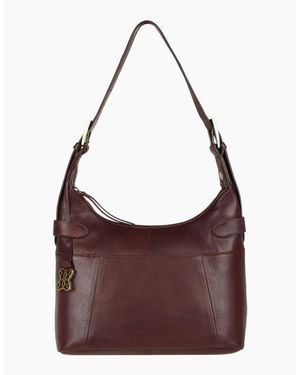 Lakeland Leather Newby Hobo Bag - Brown