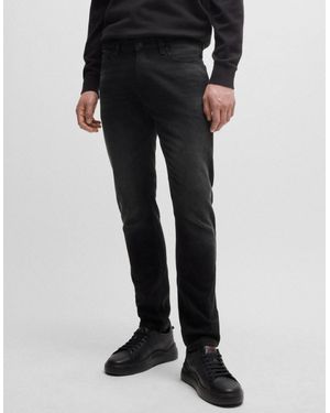 BOSS Hugo 734 Extra-Slim Fit Jeans - Black