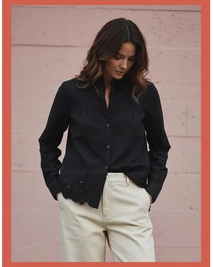 Nooki Design Koren Embroidered Blouse - Black