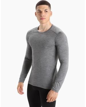 Icebreaker Oasis Long Sleeve Baselayer Top - Grey