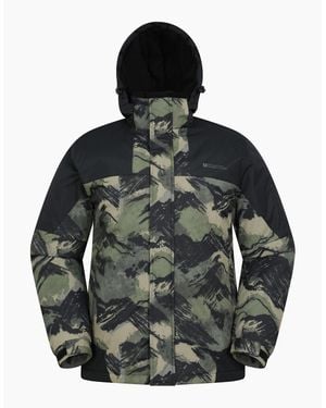 Mountain Warehouse Shadow Ii Printed Ski Jacket - Grey