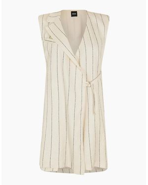 BOSS 10269863 01 Jersey Skirt - Natural