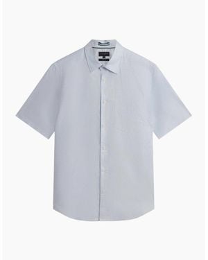 Ted Baker Palomas Pale Linen Shirt - Blue