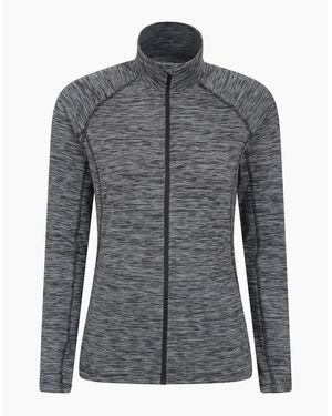 Mountain Warehouse Ladies Bend & Stretch Full Zip Midlayer - Grey