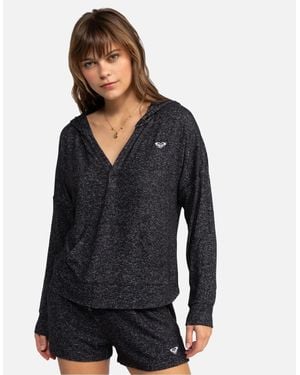 Roxy Saturdaze Cosy Loose Fit Hoodie - Blue