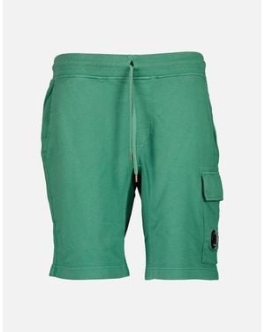 C.P. Company Sweat Lens Bermudas - Green
