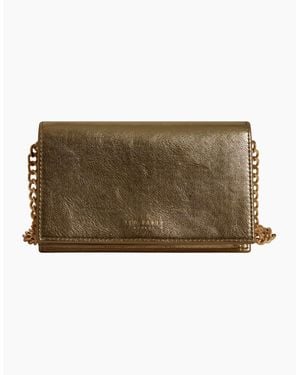 Ted Baker Crossbody Flapover Bag - Natural