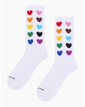 Happy Socks Trainer Sock - White