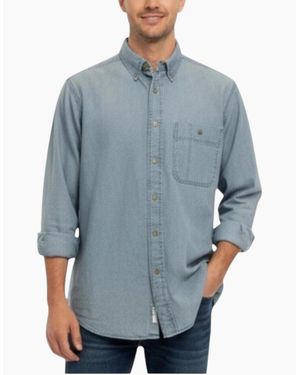 Wrangler Denim Shirt Vintage Top - Blue