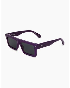 Off-White c/o Virgil Abloh Chandler 53 Rectangle Sunglasses - Blue