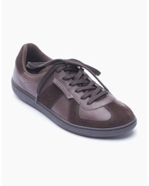 Base London London Tommo Leather Trainers - Brown