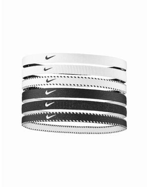 Nike Flexible Classic Hairband (Pack Of 6) - White