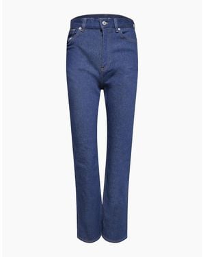 Lacoste High-Waisted Flared Jeans - Blue