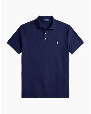 Polo Ralph Lauren Honeycomb Texture Polo Shirt 005 Cruise - Blue