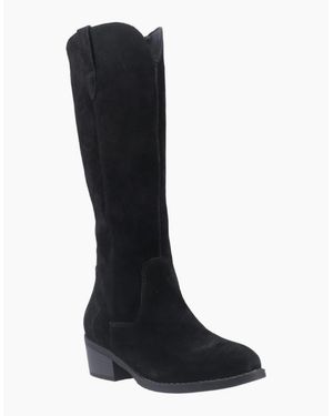 Hush Puppies Isabella Knee High Boots - Black