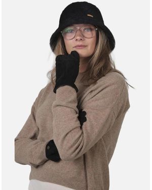 Barts Lavatera Faux Fur All Round Visor Winter Bucket Hat - Brown
