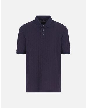 ARMANI EXCHANGE Polo Deep - Blue