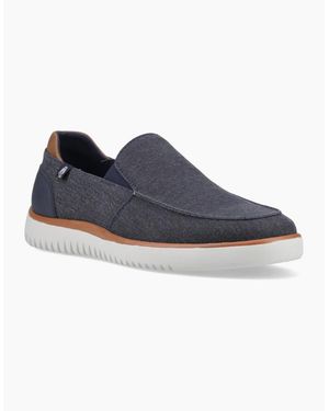 Hush Puppies Damon Slip On Shoes - Blue