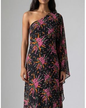 Oceanus Alena One Shoulder Party Dress - Multicolour