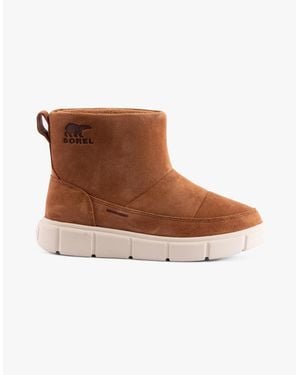 Sorel Explorer Iii Slip-On Ankle Flat Ankle Boots - Brown