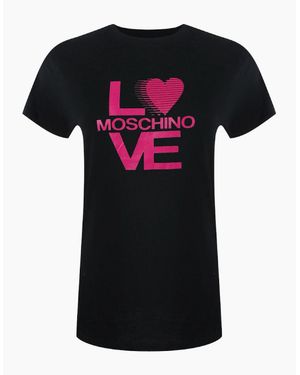 Love Moschino Bold Logo T-Shirt - Black