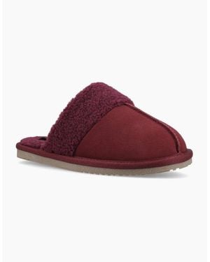 Hush Puppies Arianna Mules Wine - Red