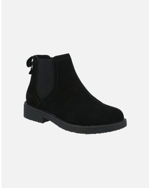 Hush Puppies Maddy Wide Fit Chelsea Boots - Black
