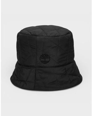 Timberland Logo Bucket Hat - Black