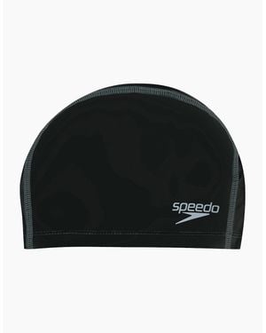 Speedo Adult Long Hair Swimming Cap - Black