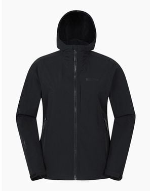 Mountain Warehouse Ladies Retreat Packable Soft Shell Jacket - Blue