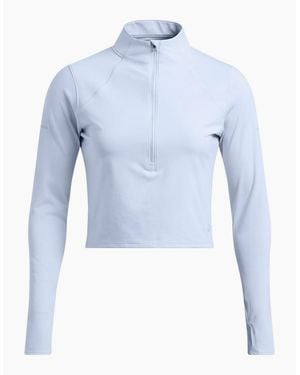 Under Armour Launch Elite Half Zip Long Sleeve Performance Top - Blue
