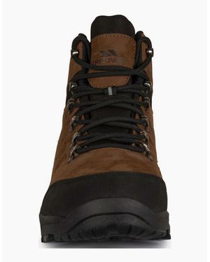 Trespass Corrie Leather Hiking Boots - Black