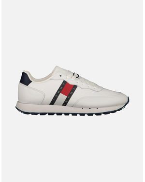 Tommy Hilfiger Essential Leather Cleat Running Trainers - Metallic