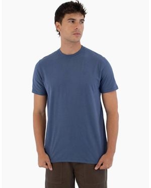 Hurley Low Tide Short Sleeve T-Shirt - Blue